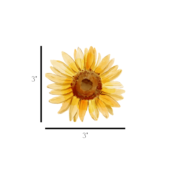 Sunflower Wall Decals