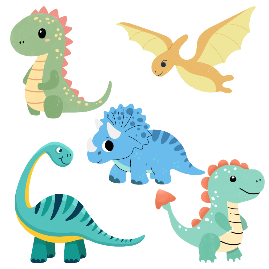 Baby Dinosaur Wall Decals