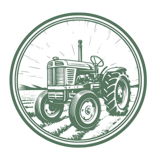 Antique Tractor Wall Decal