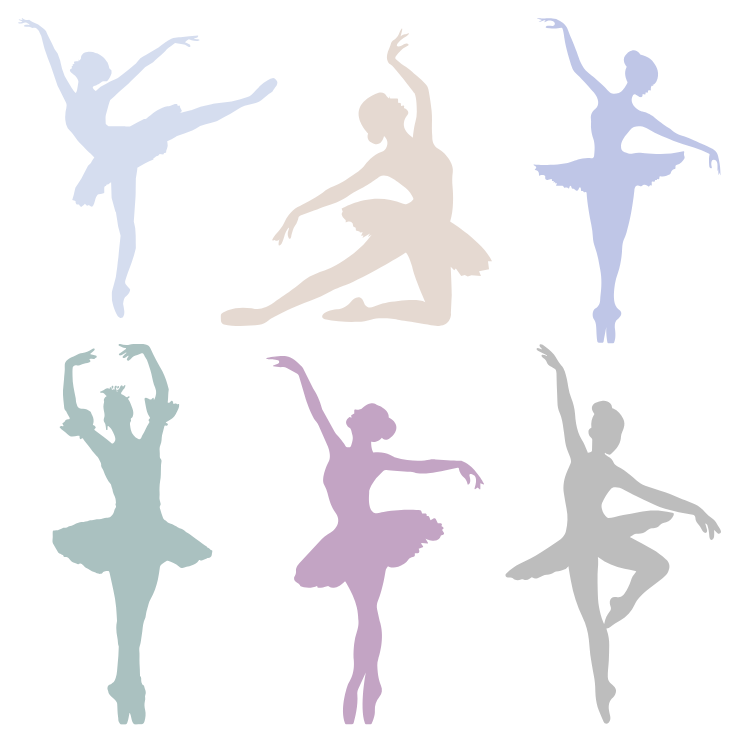 Ballerina Wall Decals