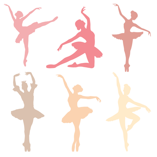 Ballerina Wall Decals