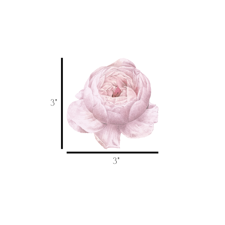 Pink Peony Wall Decals